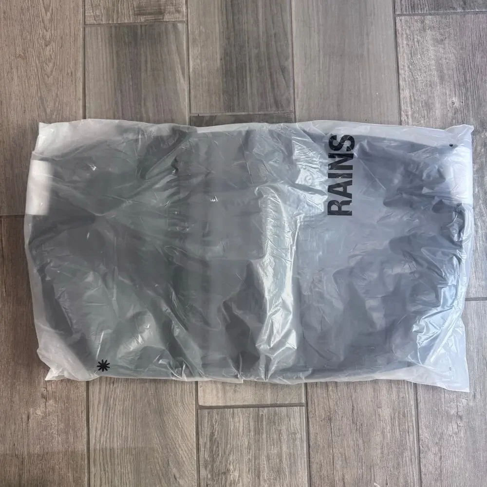 Rains Hilo Weekend Bag Black Waterproof Duffle Travel Gym NWT